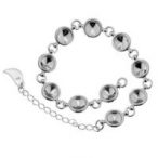 Modular bracelet with extension - base for Rivoli, silver AG 925